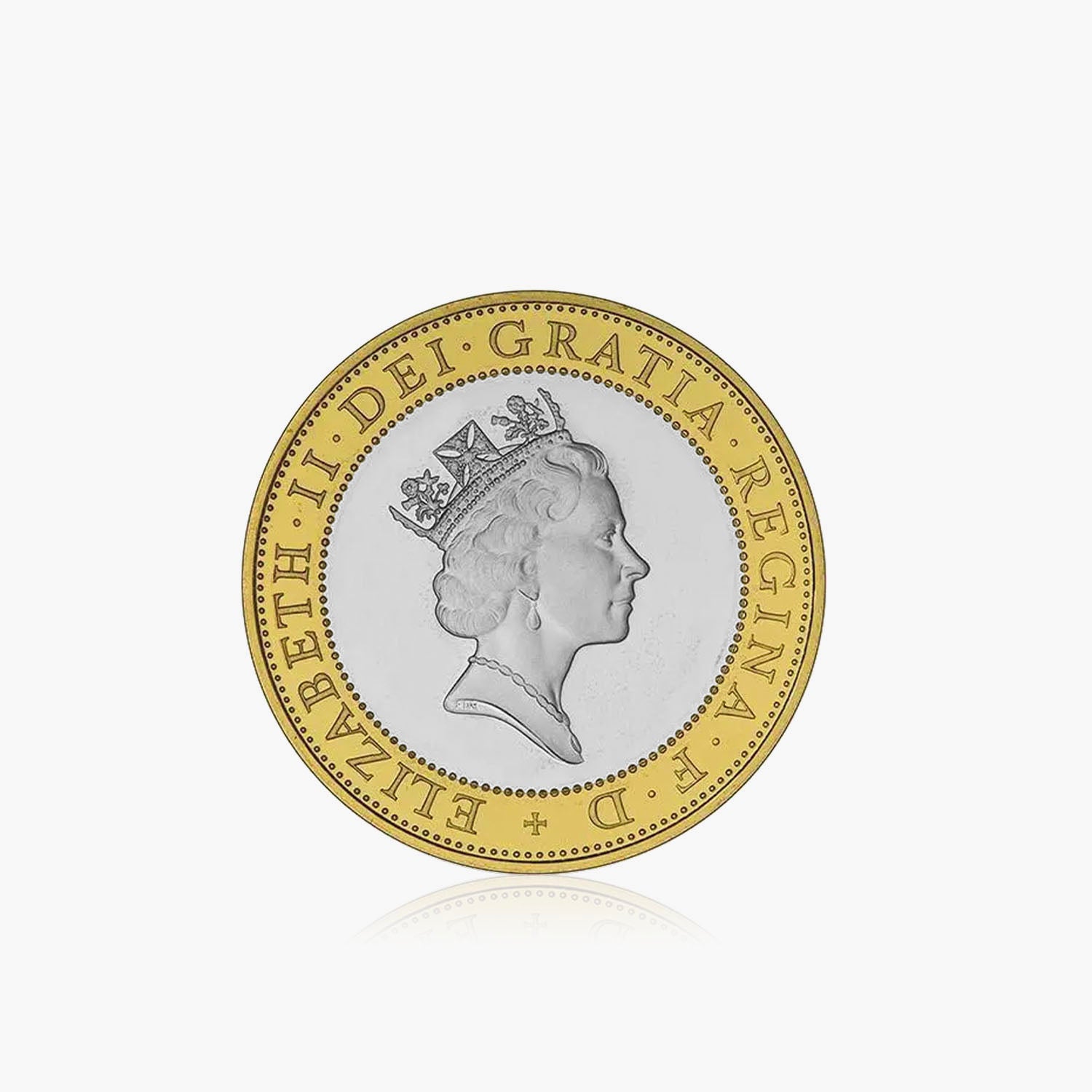 1997 Circulated Technology UK £2 Coin