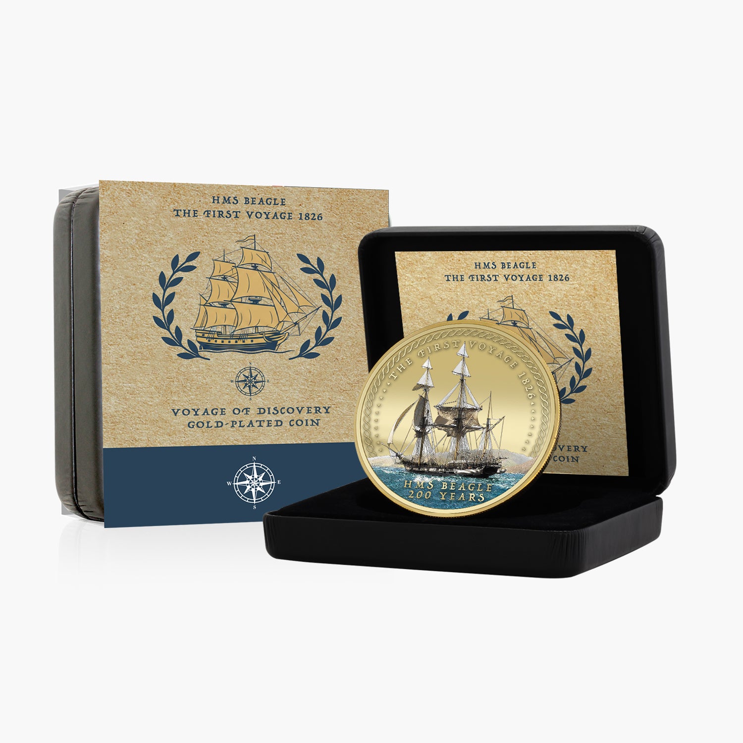 The Voyage of Discovery 2026 Super Size Gold Luxe Edition Coin