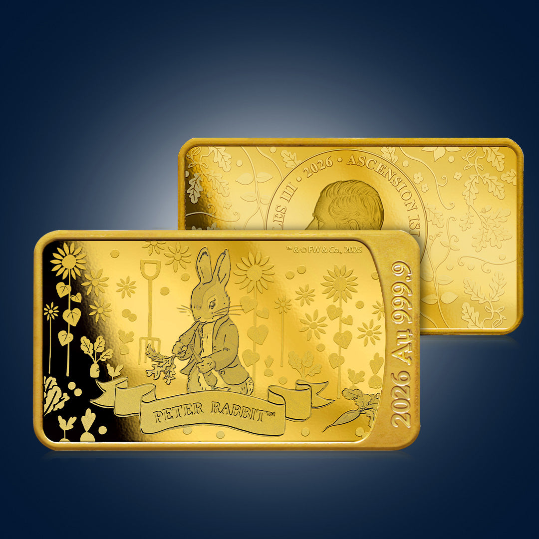 The World of Peter Rabbit 2026 Solid Gold Coin Bar Collection