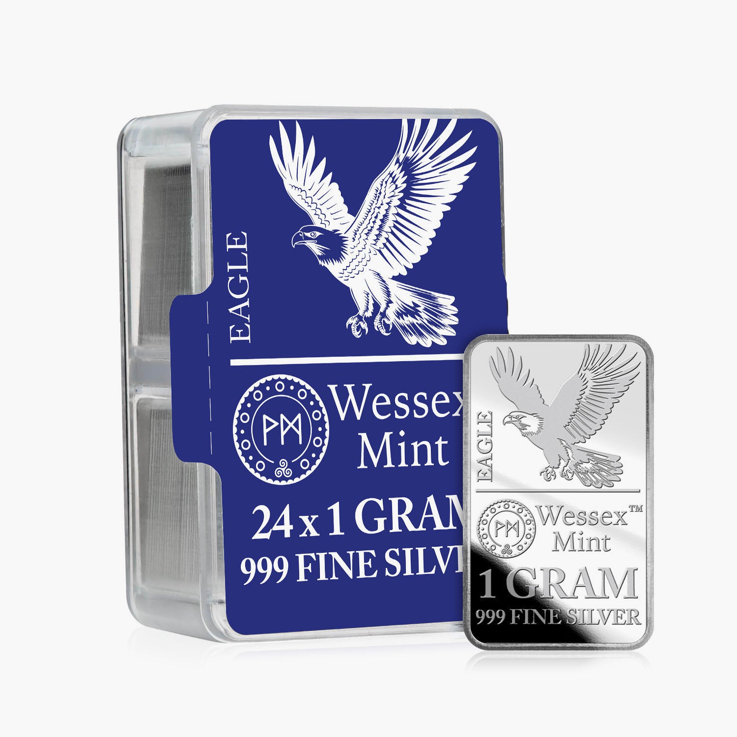 Silver Savers - Eagle 24 Solid Silver Bars Box Set