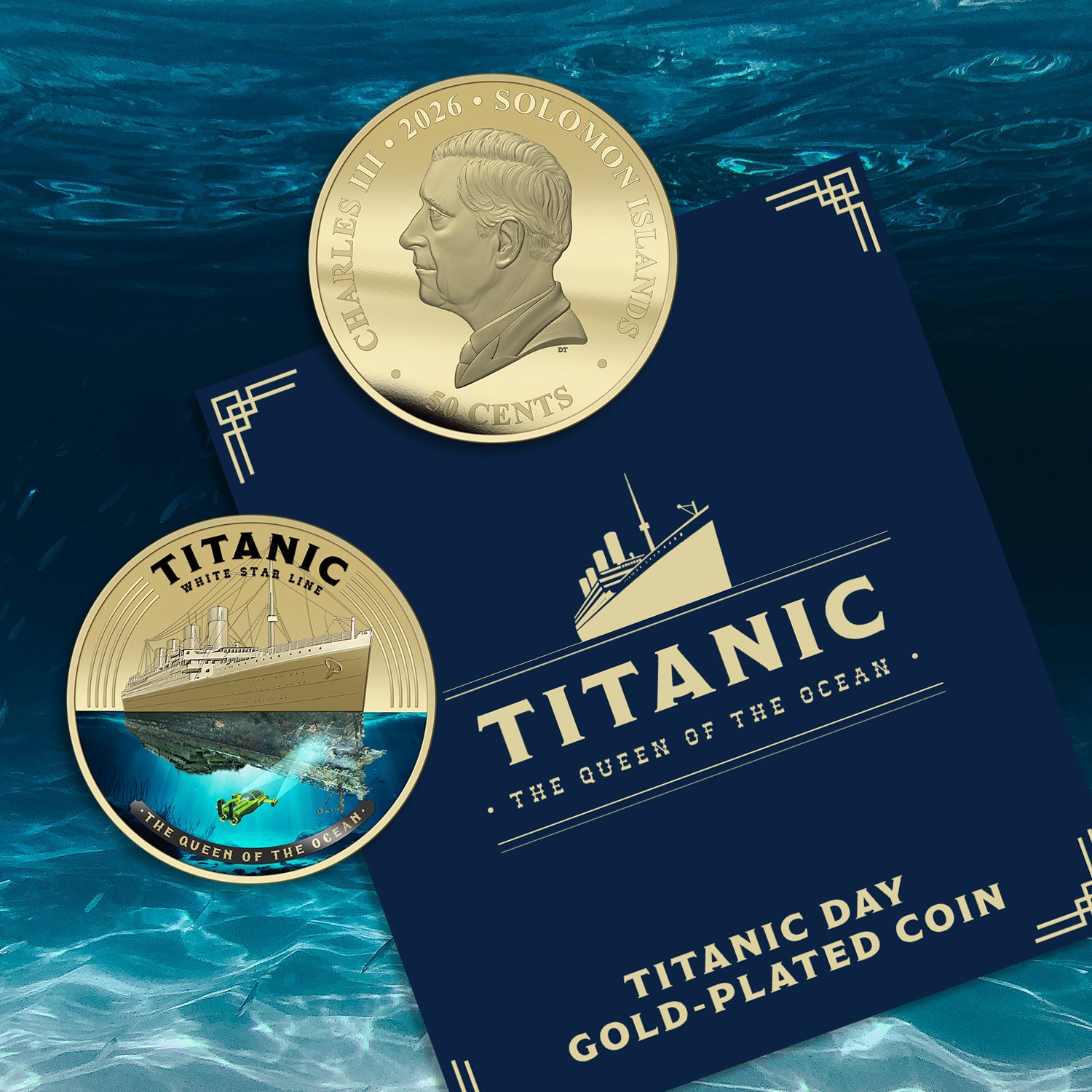 Titanic Day 2026 Super Size Gold Luxe Edition Coin