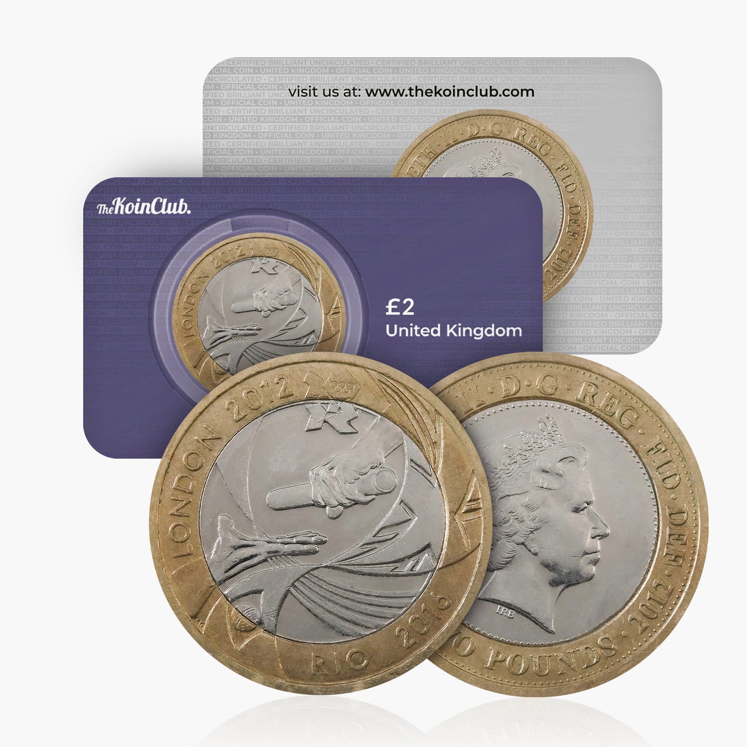 Entrega de los Juegos Olímpicos de 2012 a Río Reino Unido Moneda de £ 2