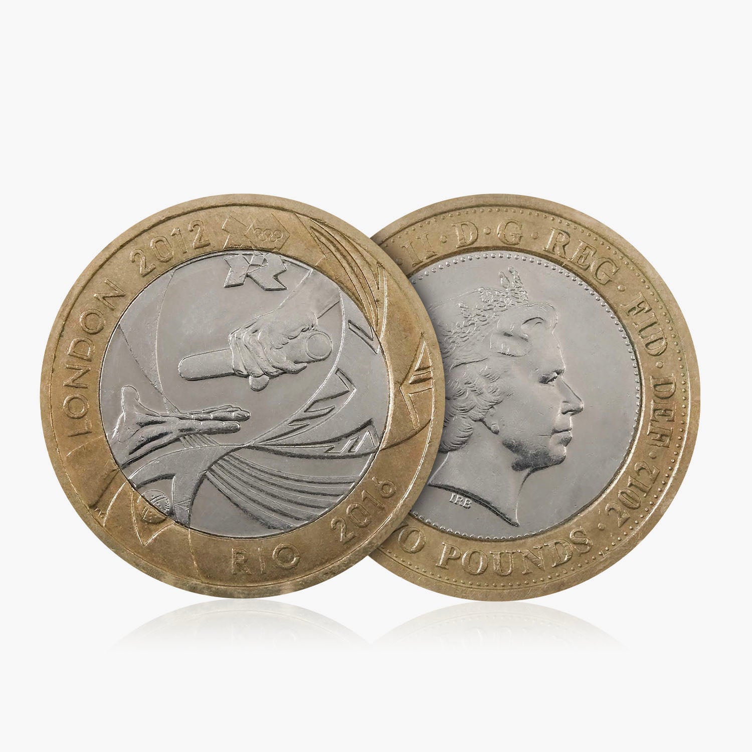 Entrega de los Juegos Olímpicos de 2012 a Río Reino Unido Moneda de £ 2