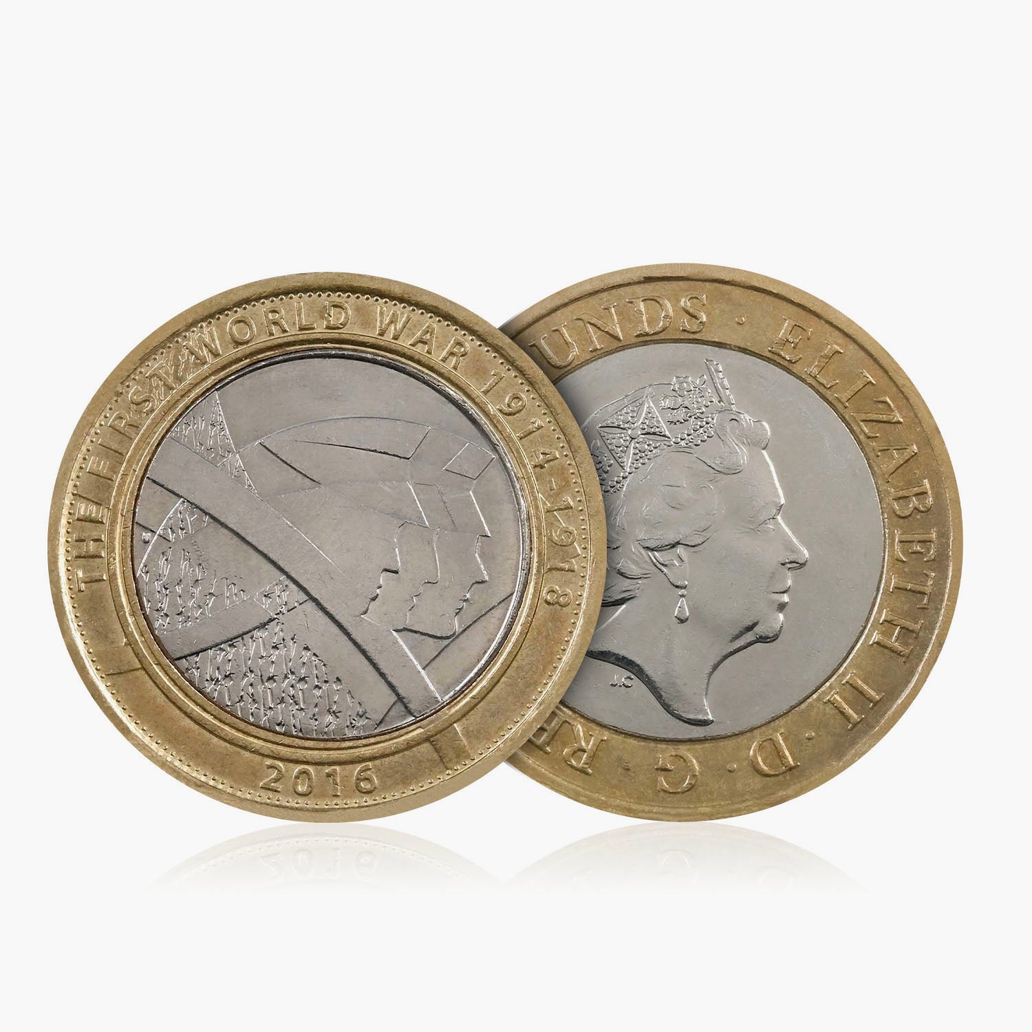 2016 Circulated First World War Centenary - Army UK £2 Coin