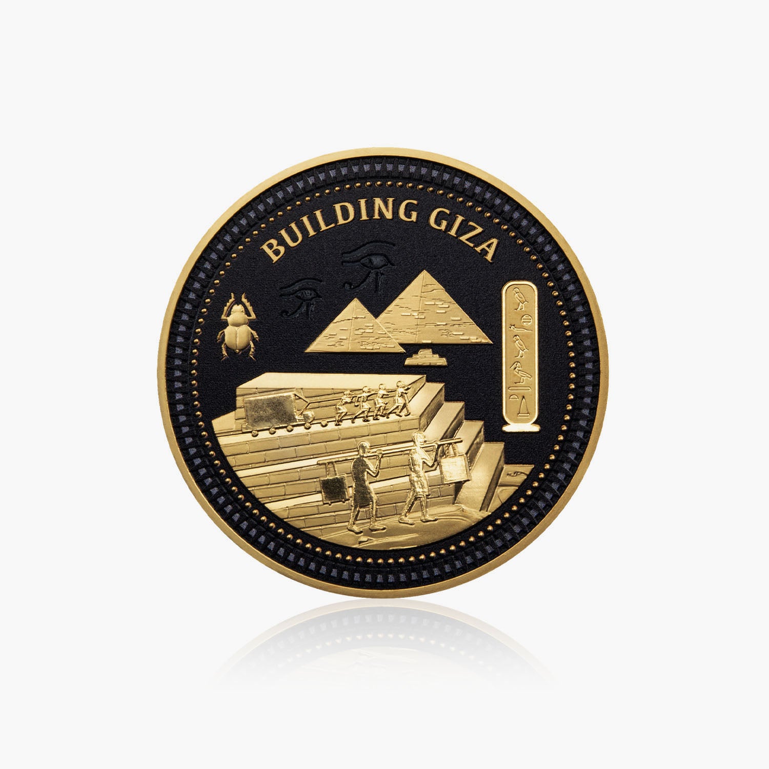 The Mysteries of Ancient Egypt 2023 Building Giza Coin