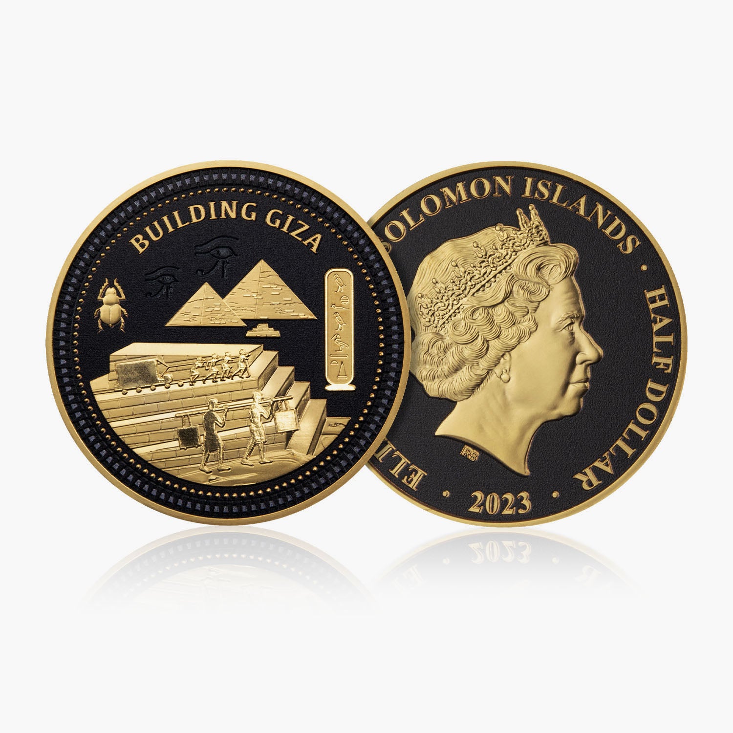 The Mysteries of Ancient Egypt 2023 Building Giza Coin