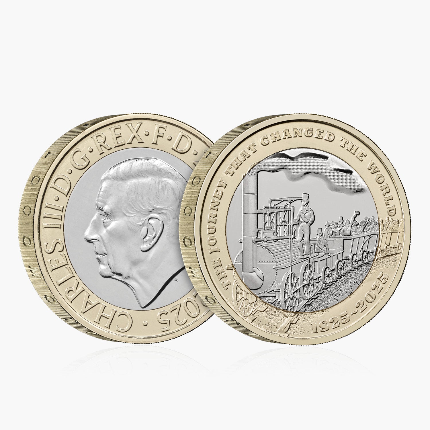 Modern Railway 200th Anniversary 2025 UK £2 BU Coin