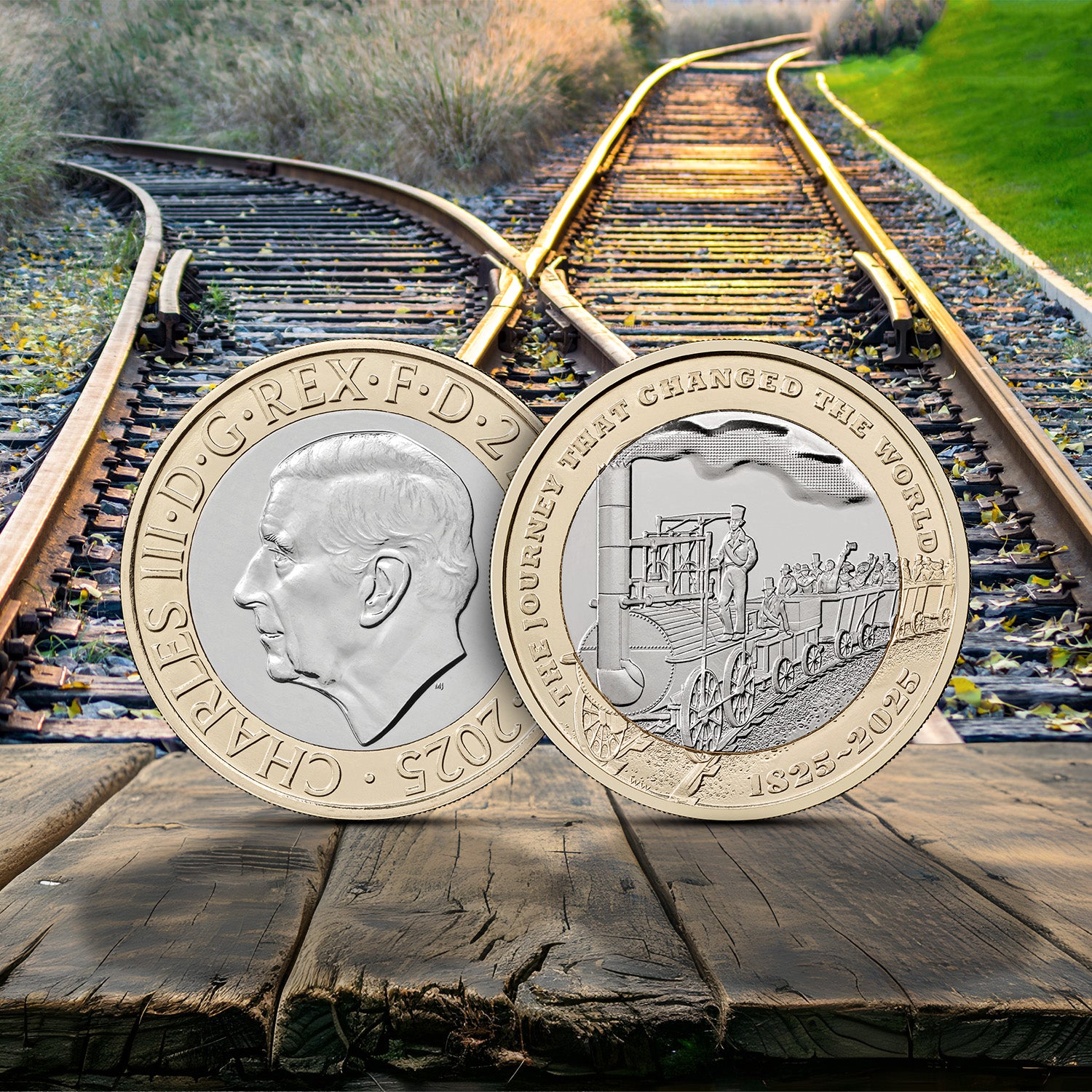 Modern Railway 200th Anniversary 2025 UK £2 BU Coin