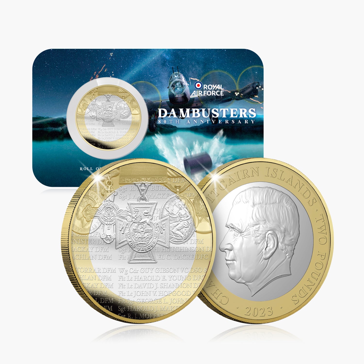 Dambusters 80th - Roll of Honour £2 Brilliant Uncirculated Coin 2023