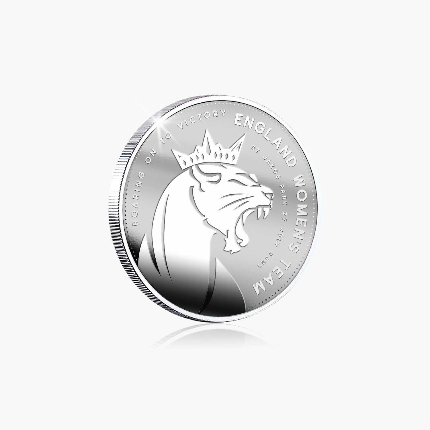 Lionesses Champions of Europe 2025 Silver Plated Medal