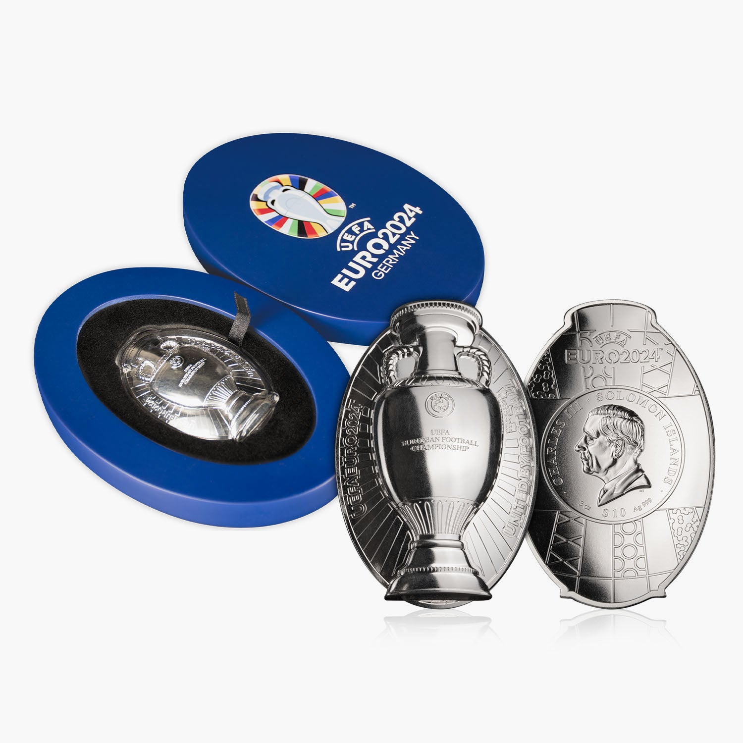 EURO 2024 3oz Solid Silver Trophy