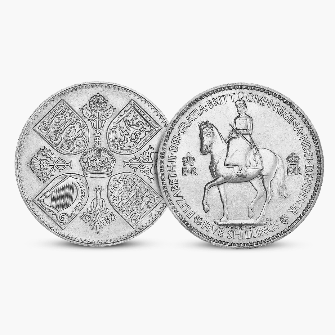 Queen Elizabeth II 1953 Coronation Fine Grade Uncirculated Crown