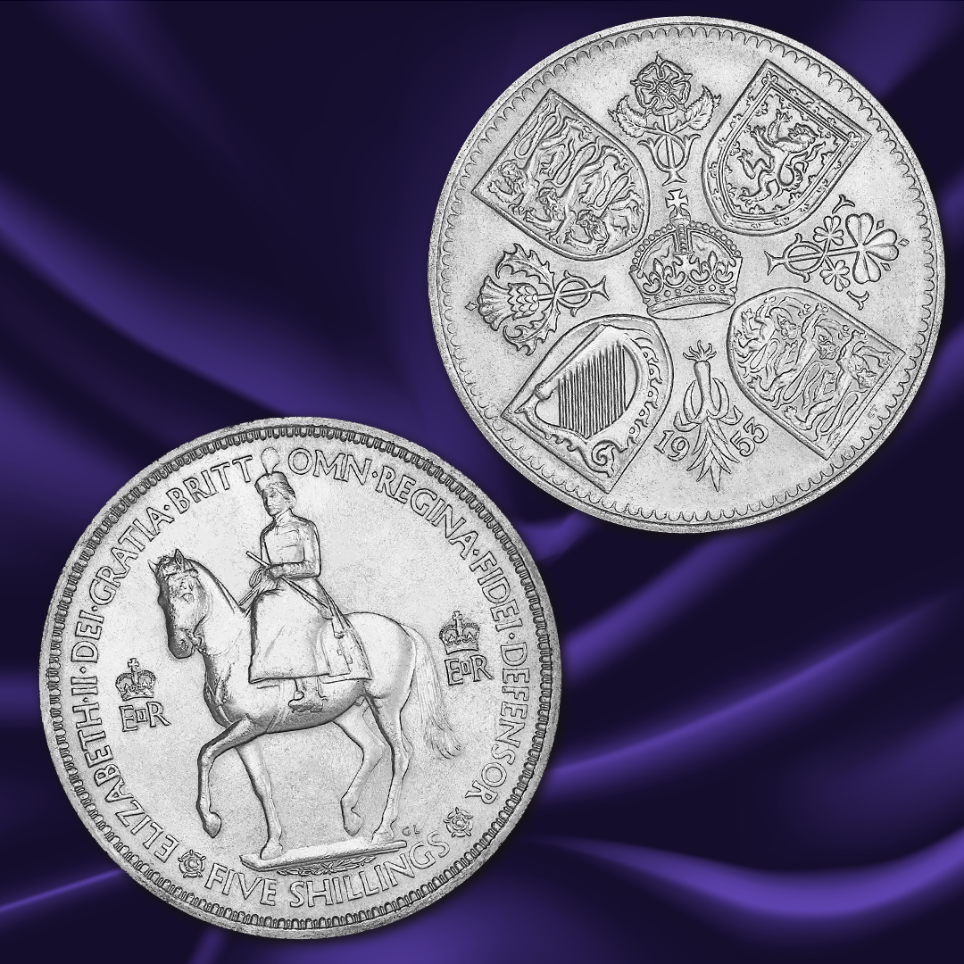Queen Elizabeth II 1953 Coronation Uncirculated Crown