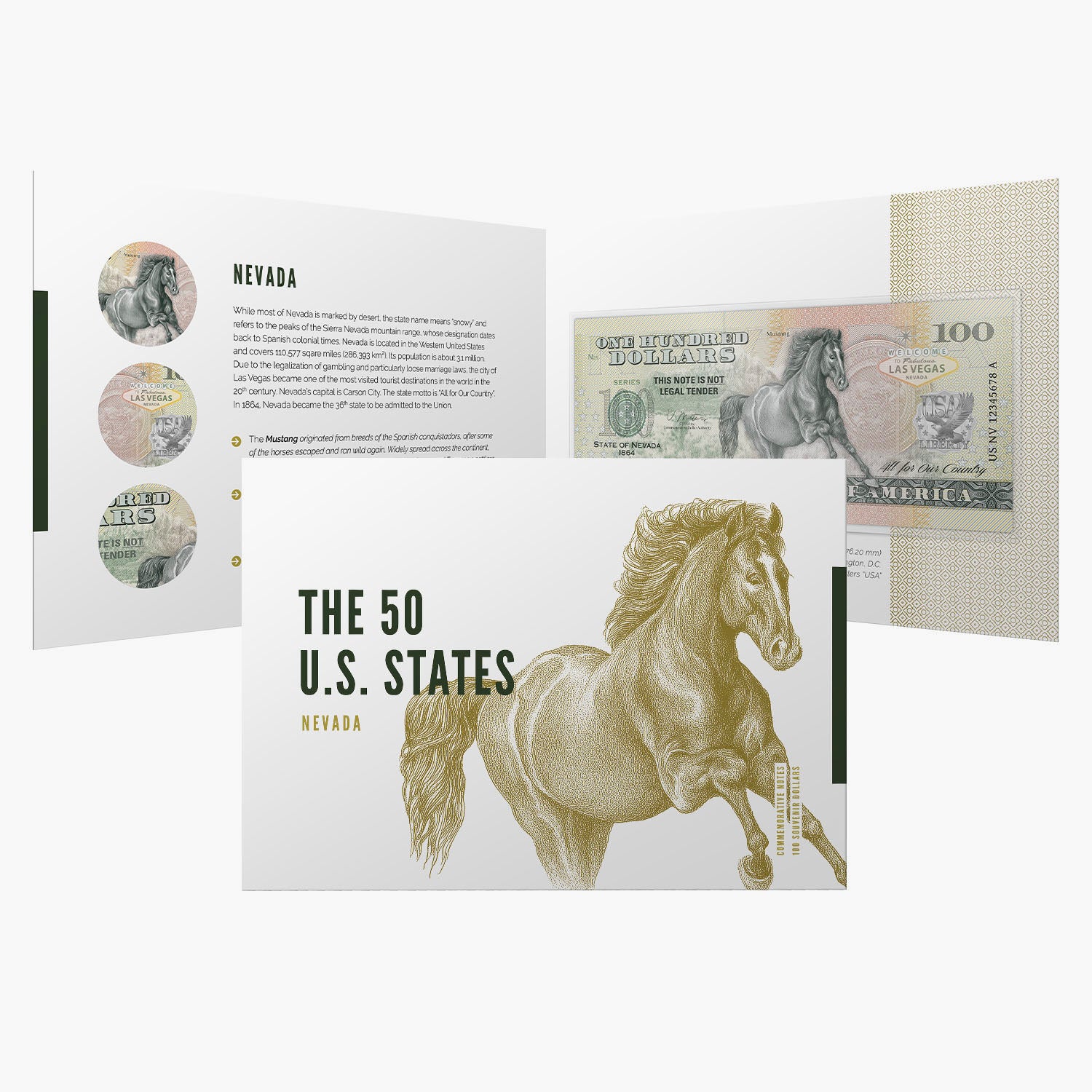 100 dólares de recuerdo – Nevada