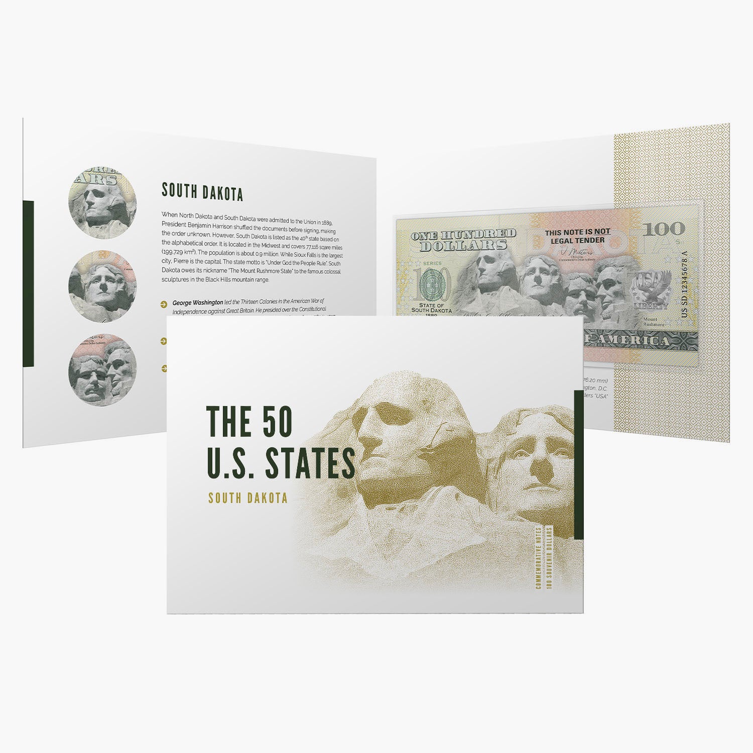 100 dólares de recuerdo – Dakota del Sur