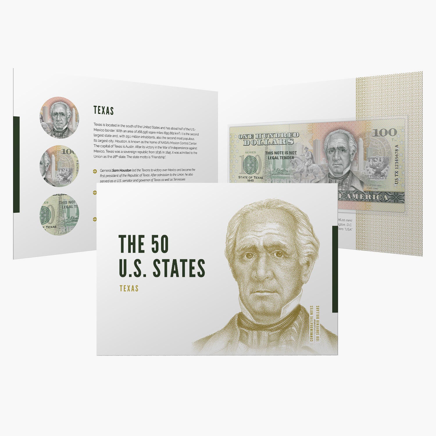 100 dólares de recuerdo – Texas