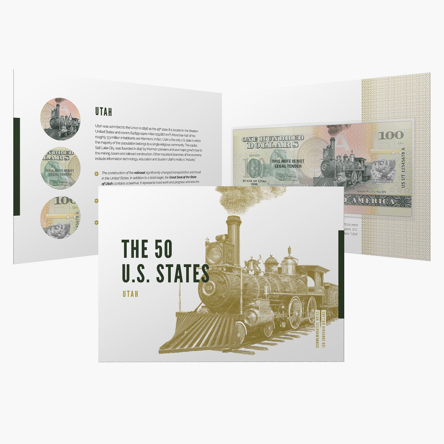 100 dólares de recuerdo – Utah