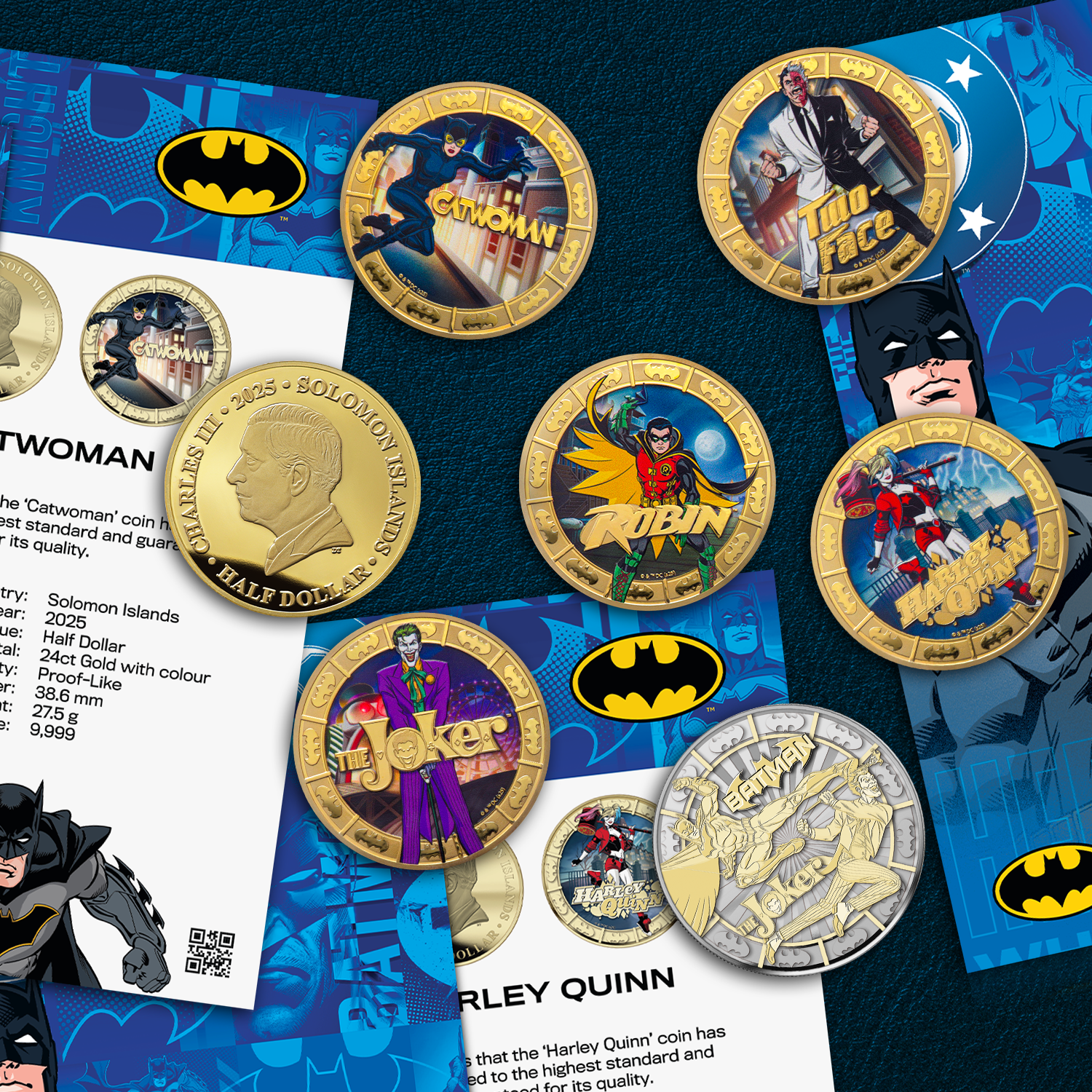 The Shadows of Gotham Batman 2025 Coin Set