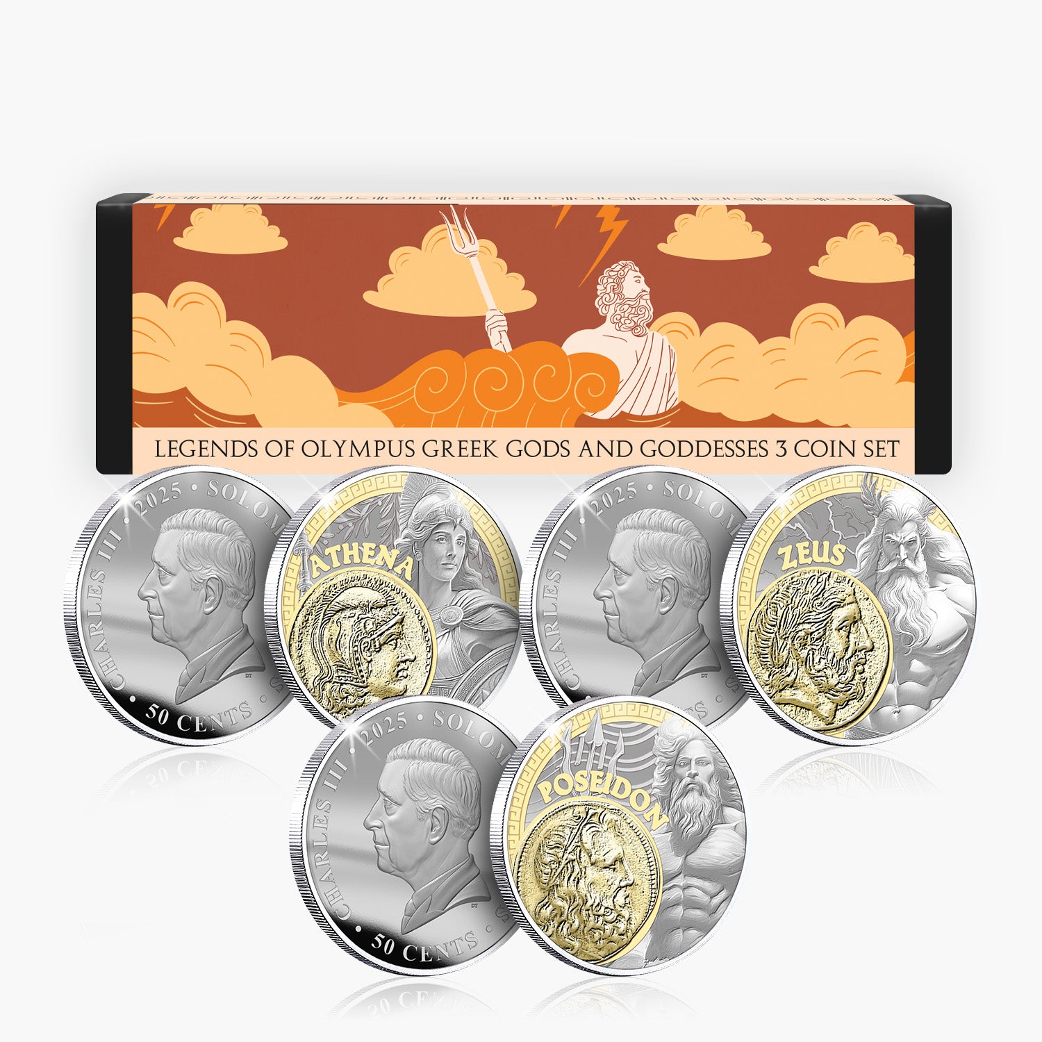 2025 Legends of Olympus Limited Edition Dual Plated Box Set