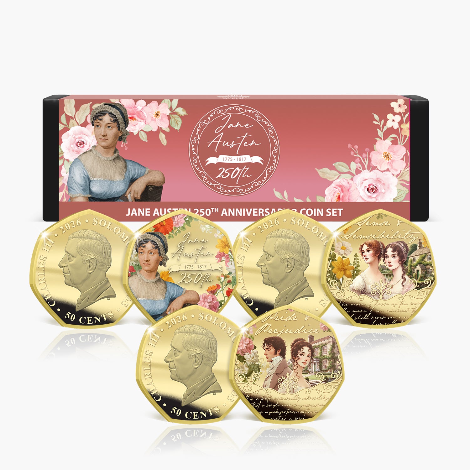 Jane Austen 250th Anniversary 2026 Limited Edition Box Set