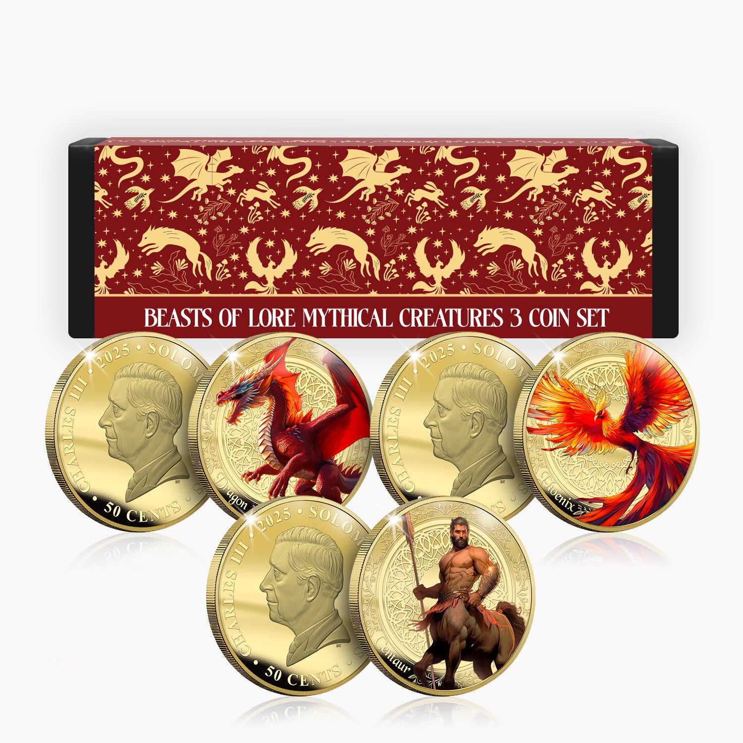 2025 Mythical Creatures Limited Edition Gold Plated Box Set