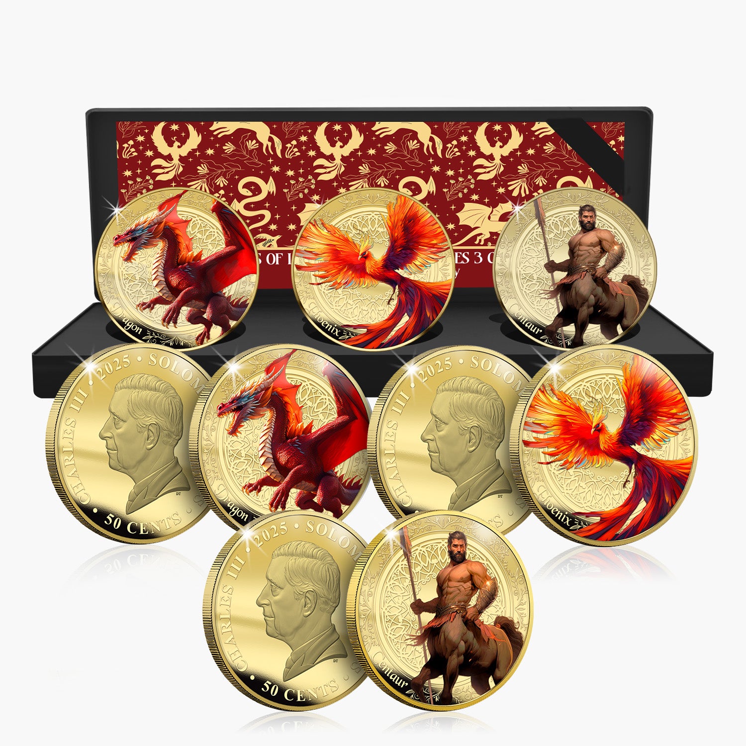 2025 Mythical Creatures Limited Edition Gold Plated Box Set