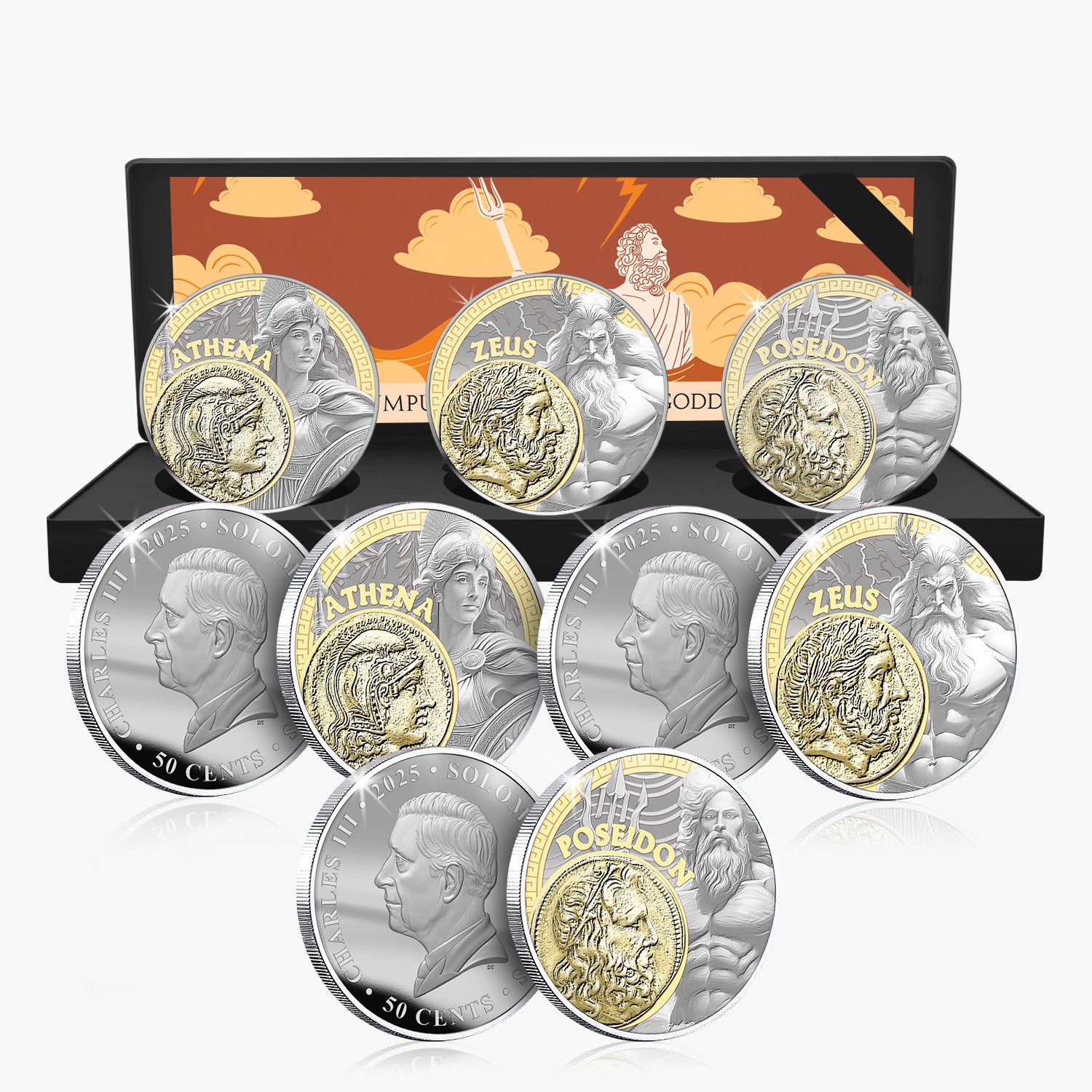 2025 Legends of Olympus Limited Edition Dual Plated Box Set