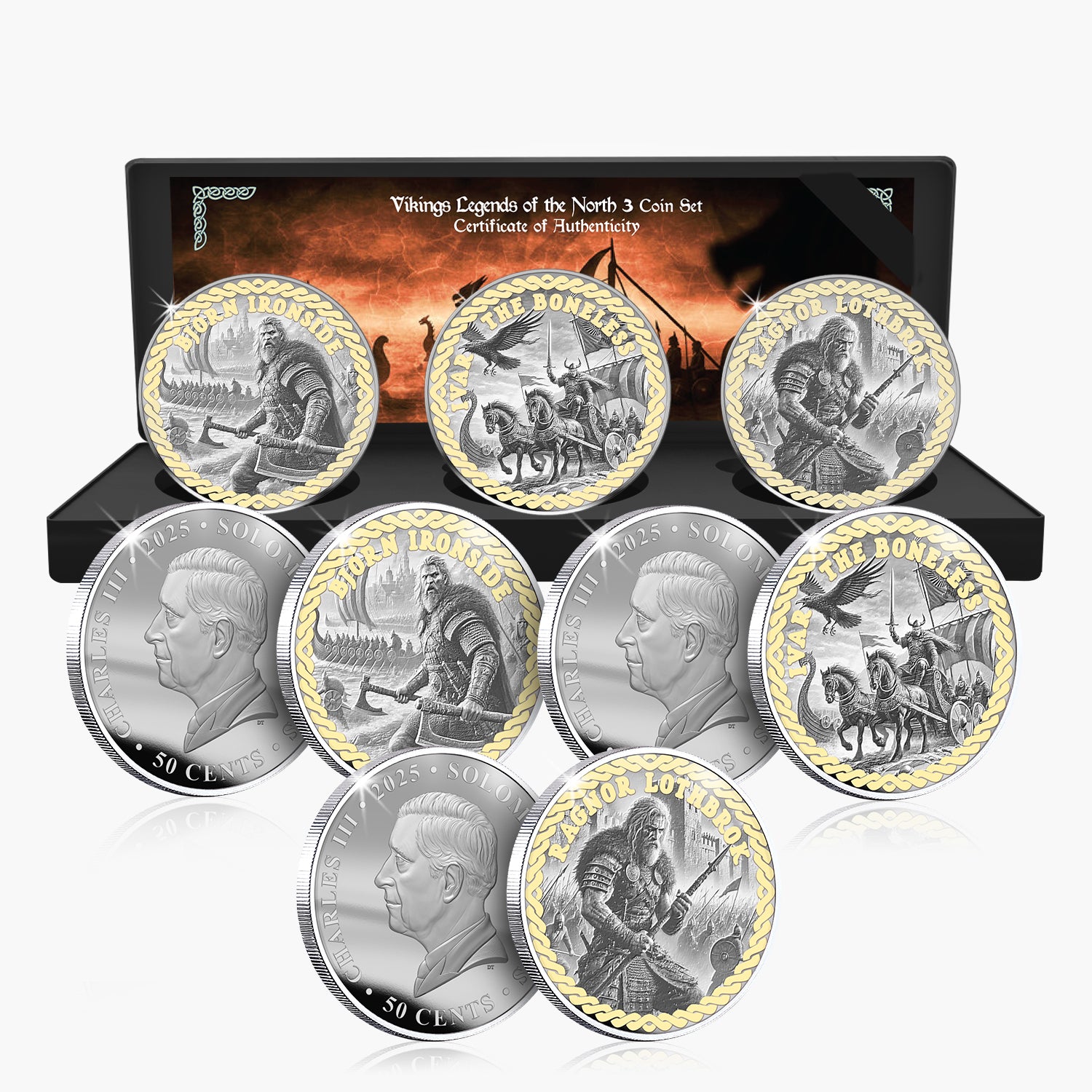 Viking Legends of the North 2025 Limited Edition Dual Plated Box Set