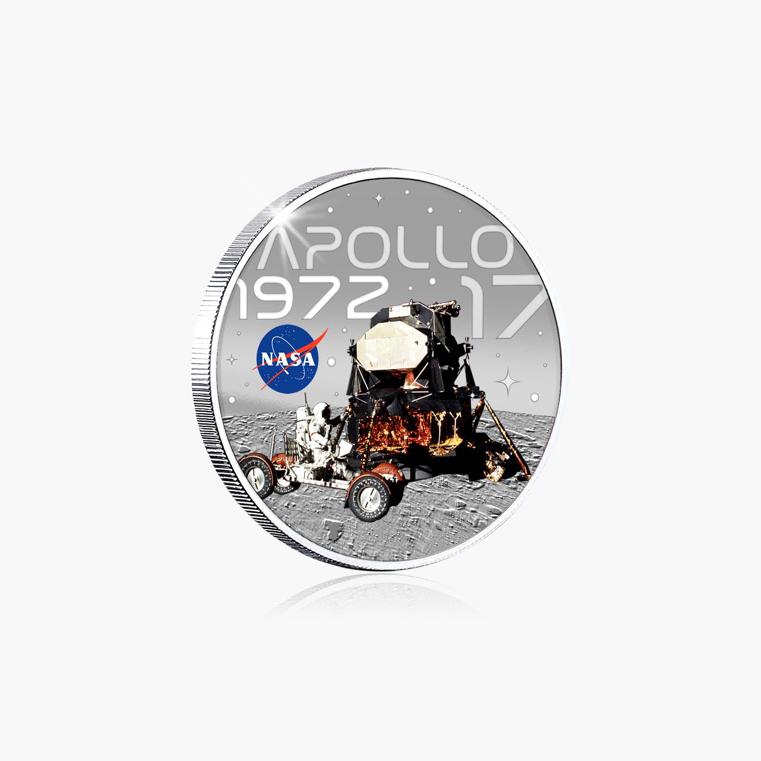 The Official History of NASA 2023 Apollo 17 50mm Coin