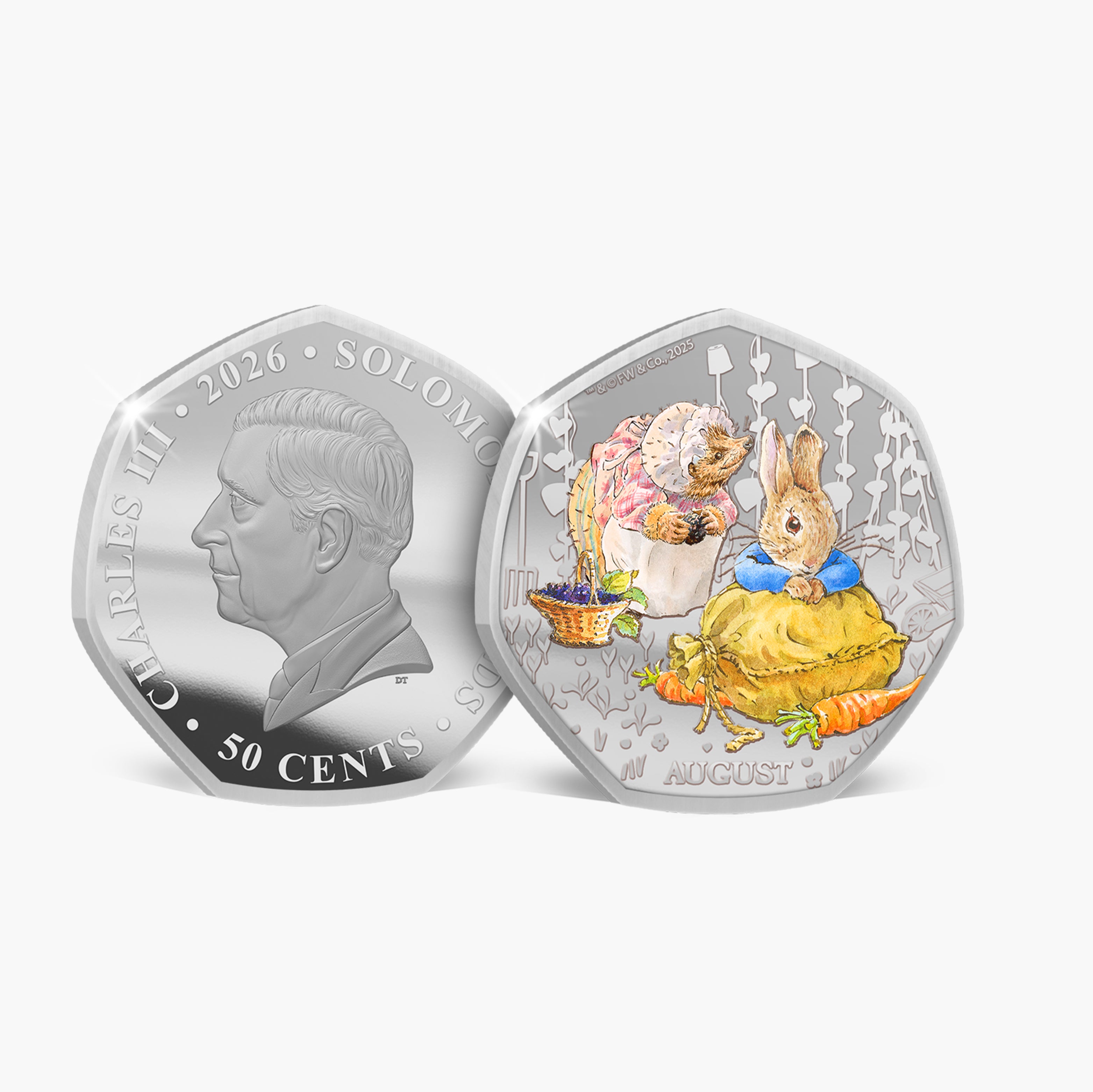 Peter Rabbit Through The Seasons 2026 - August Coin