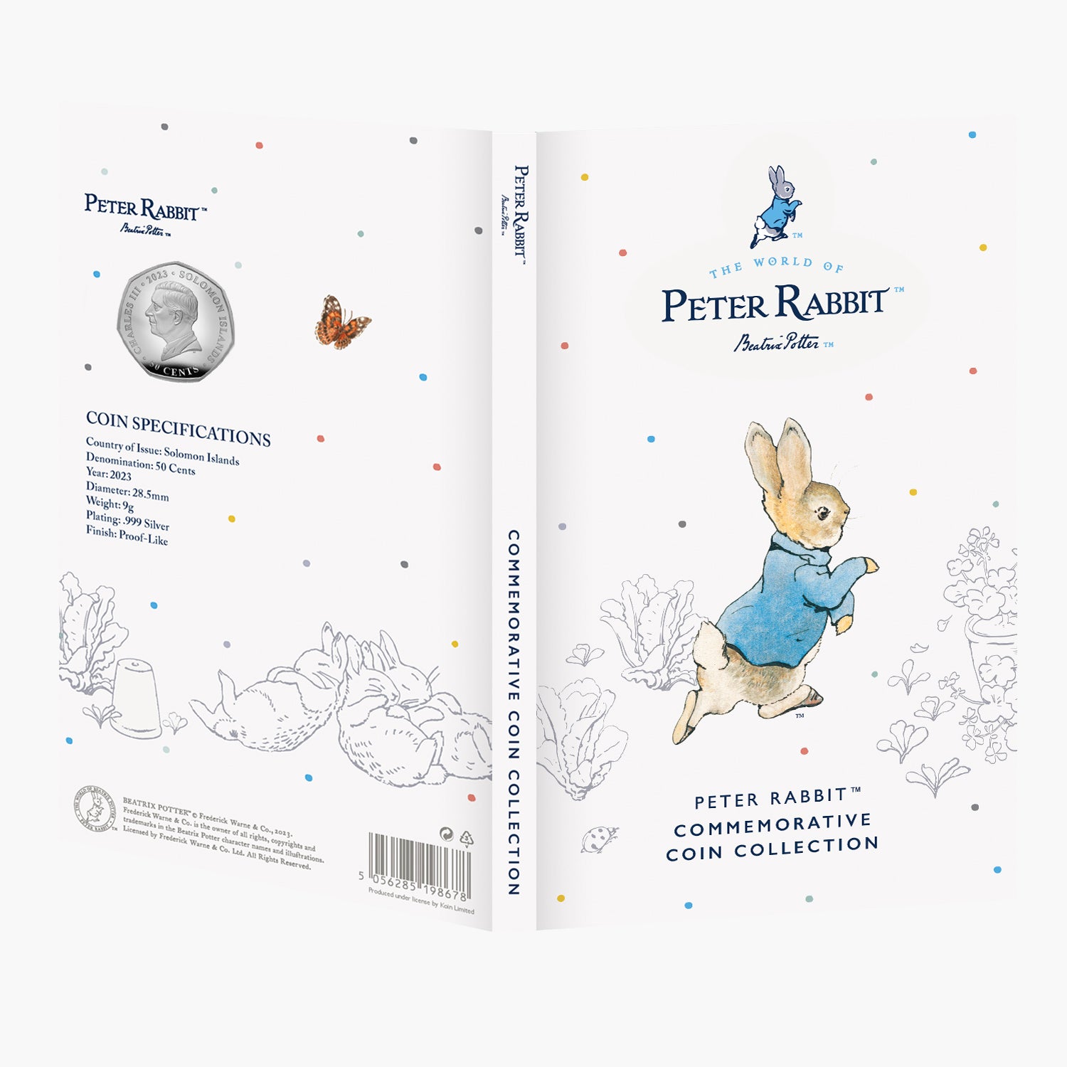 The World of Peter Rabbit 2023 Complete Coin Collection
