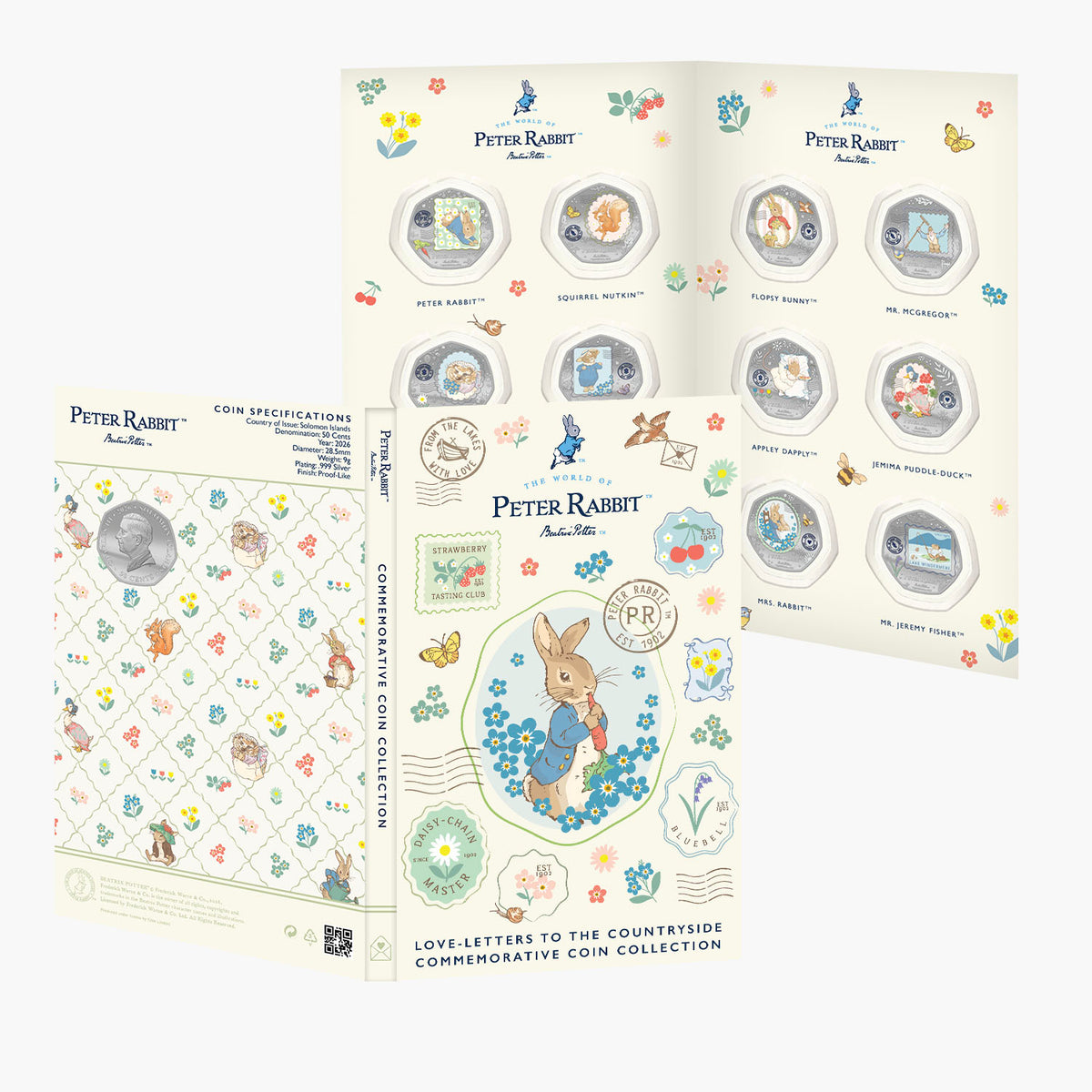 Beatrix Potter Love Letters to the Countryside 2026 Coin Collection