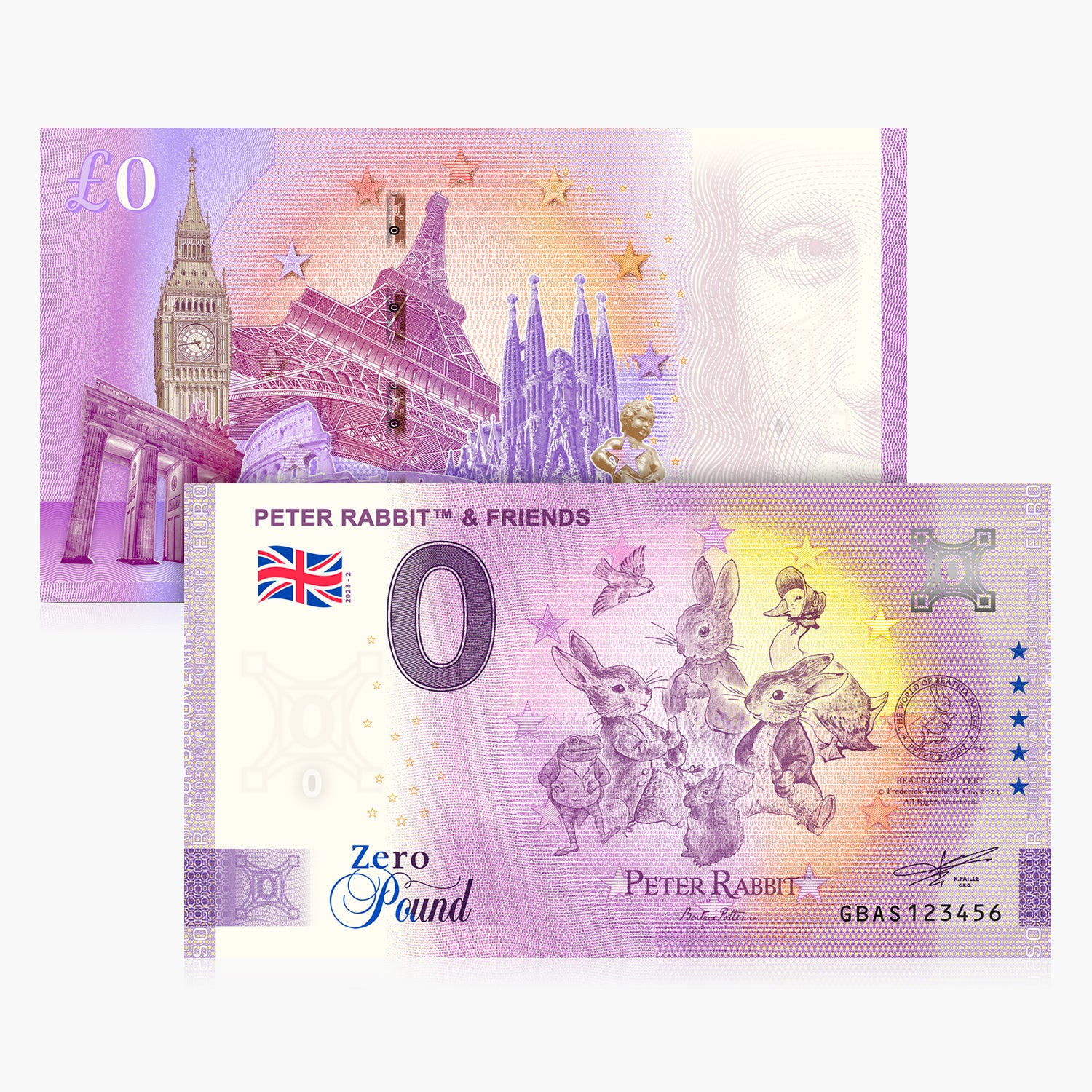 El mundo de Peter Rabbit y sus amigos Billete de £0