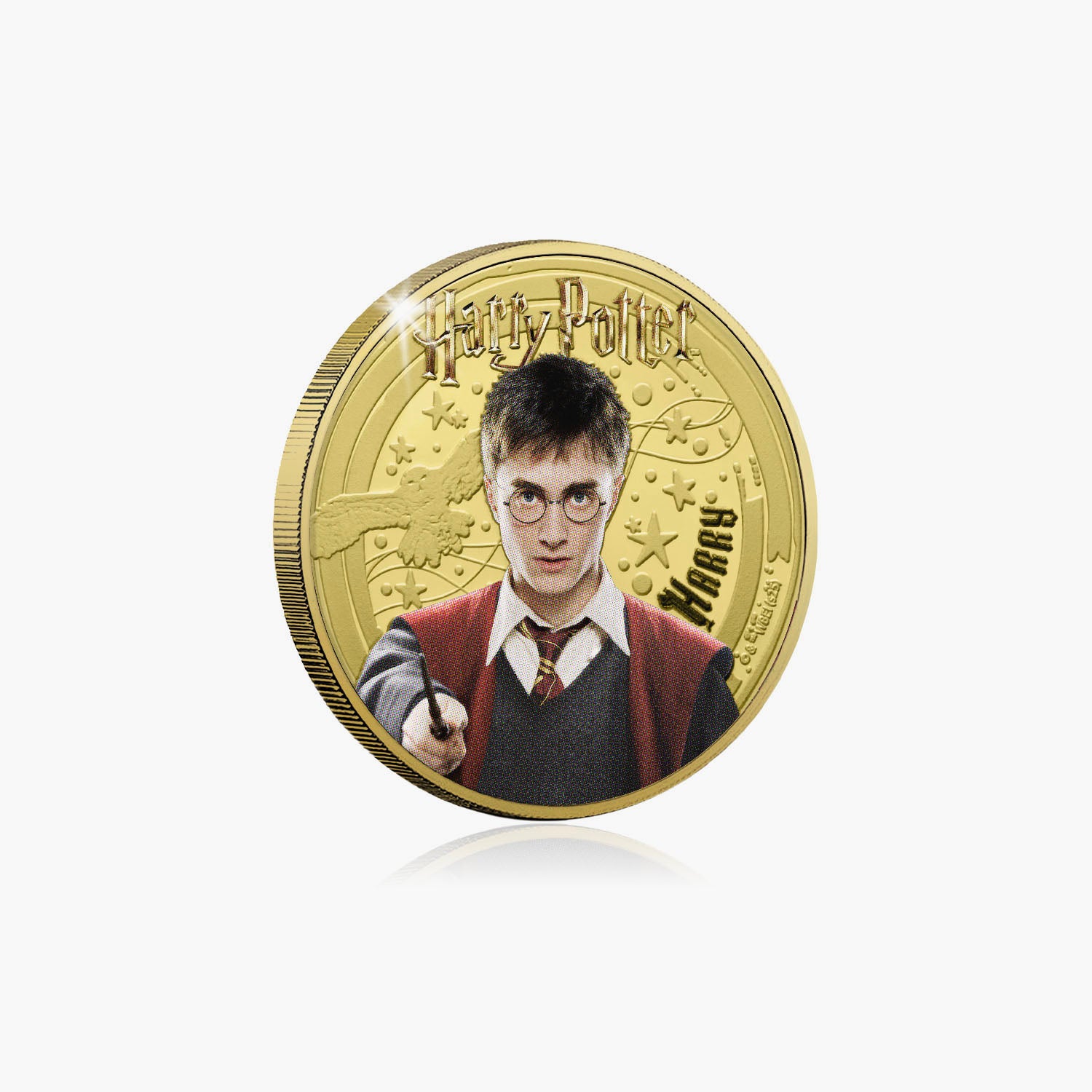 The Magic of Hogwarts Harry Potter 2025 24 Carat Gold Plated Coin