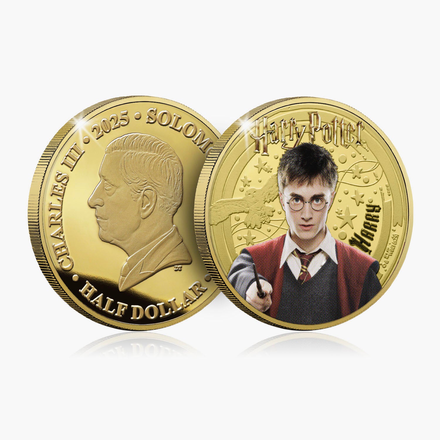 The Magic of Hogwarts Harry Potter 2025 24 Carat Gold Plated Coin