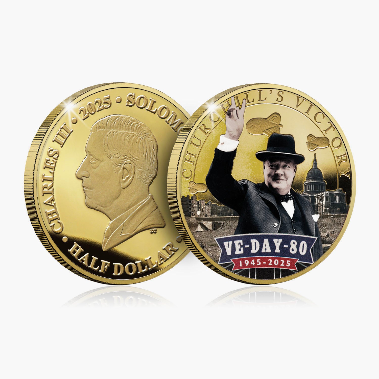 VE Day 80th Anniversary 2025 Coin Set