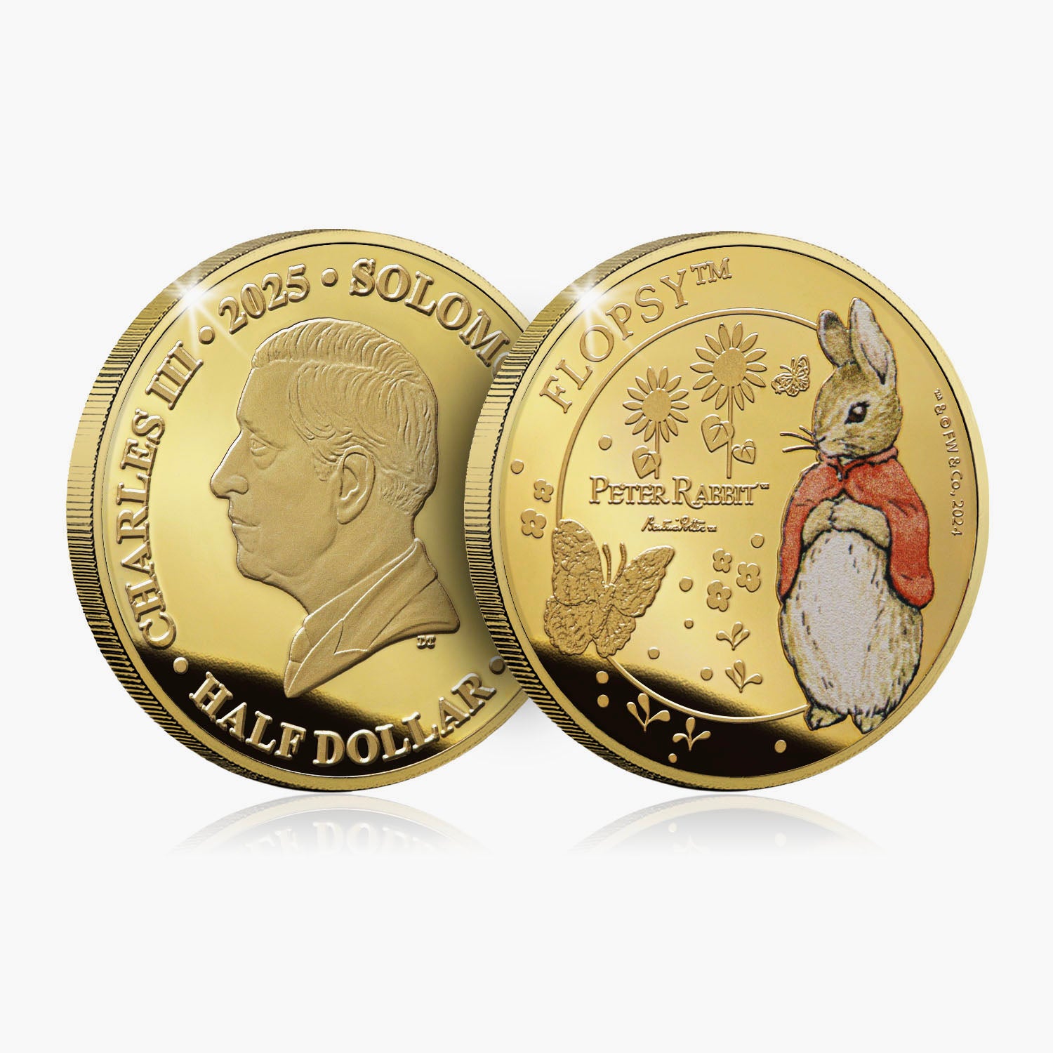 Whiskers and Tales Peter Rabbit 2025 Flopsy Coin