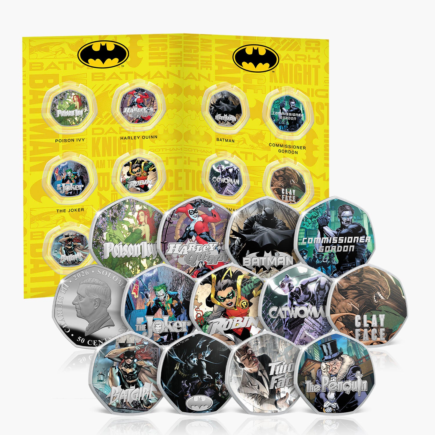 Official 2026 DC Comics Batman Coin Collection
