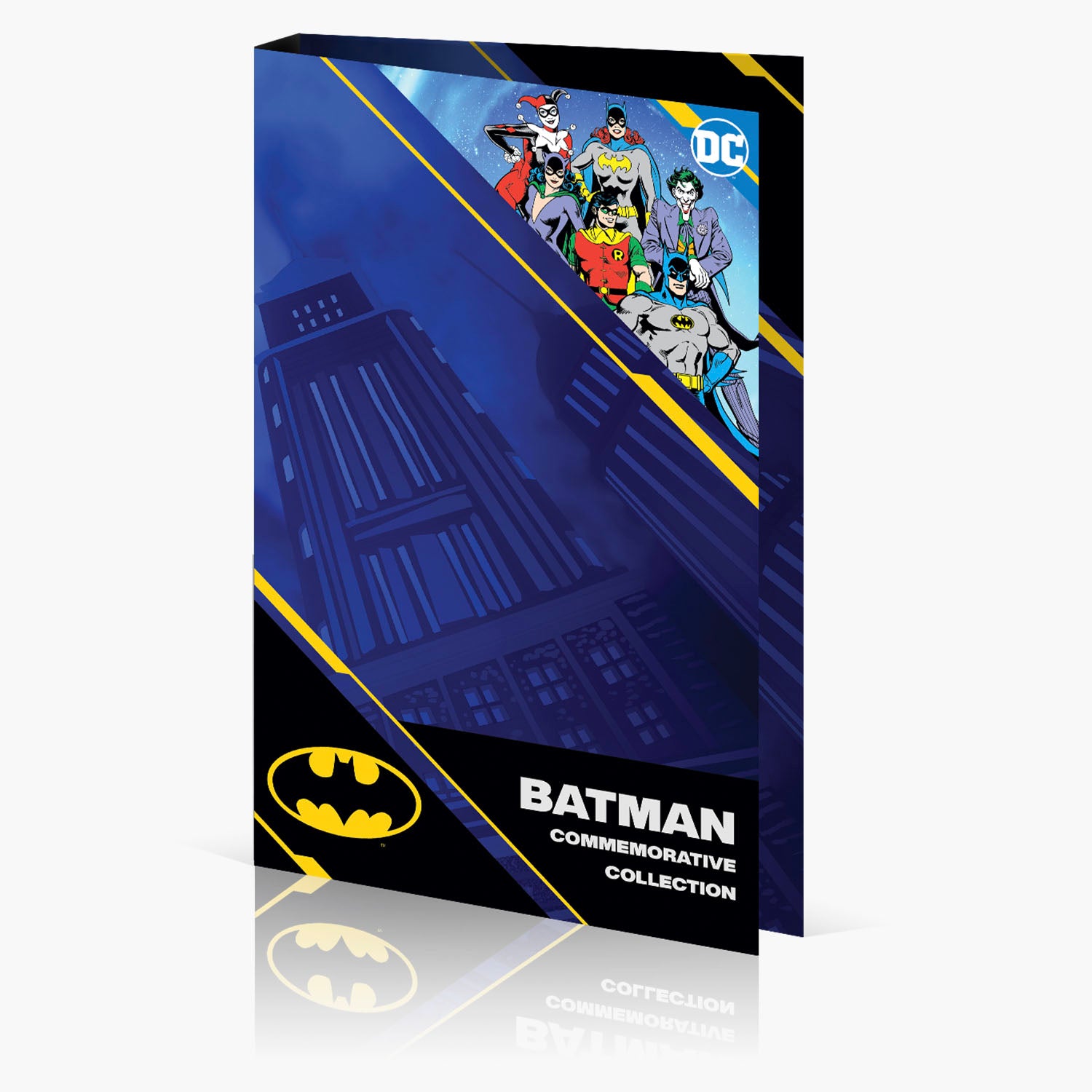 Colección oficial de Batman bañada en plata .999 de DC Comics.