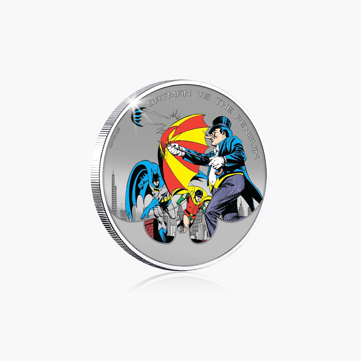 DC Comics Batman Coin - Batman, Robin and Penguin