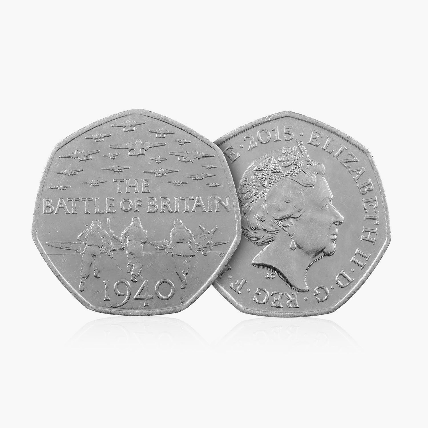 2015 Battle Of Britain 75th Anniversary 50p Coin