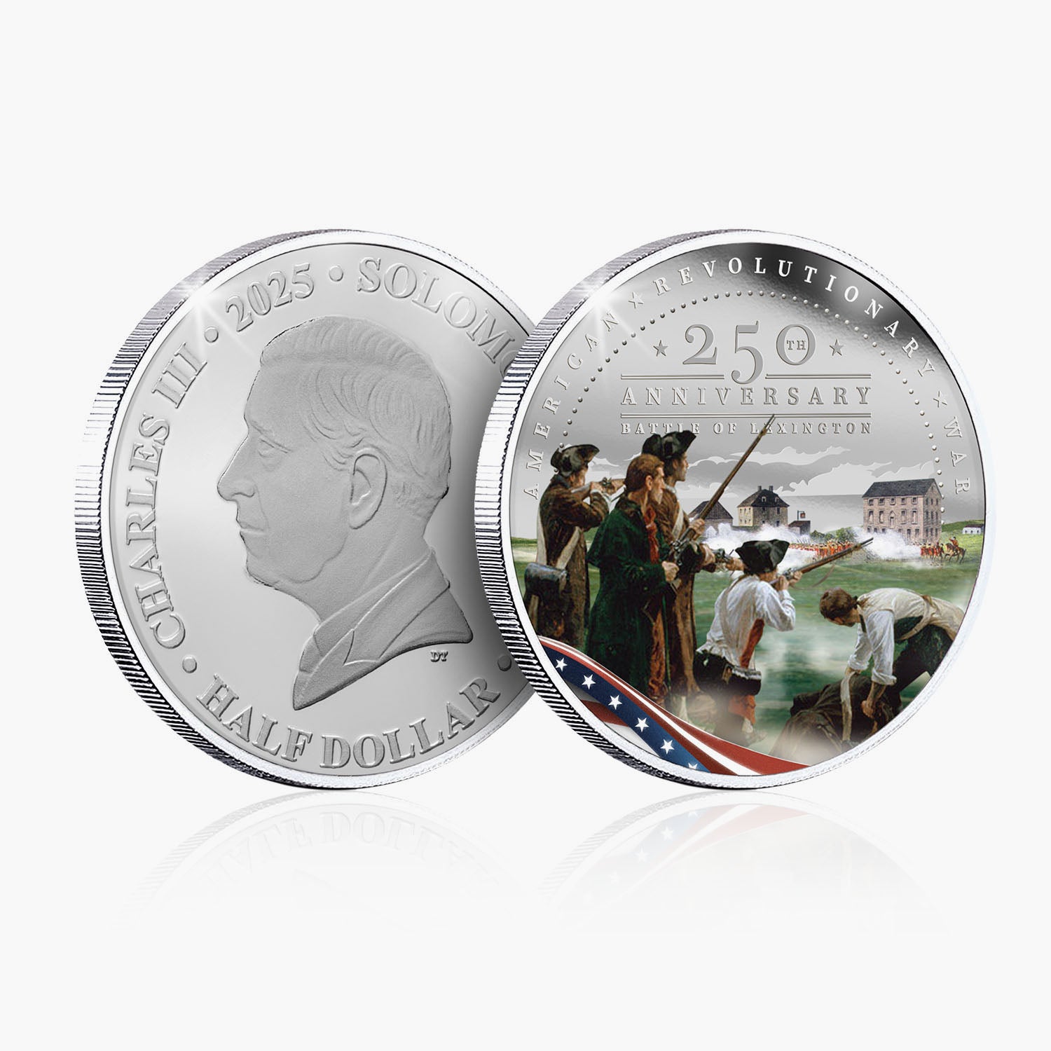 American Revolution 250th Anniversary Silver Plated 2025 BU Coin