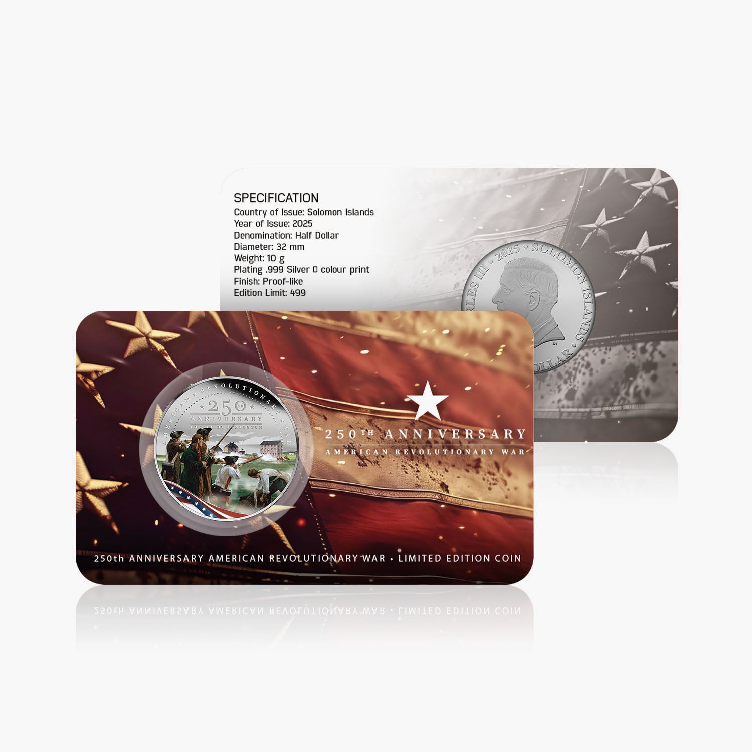 American Revolution 250th Anniversary Silver Plated 2025 BU Coin