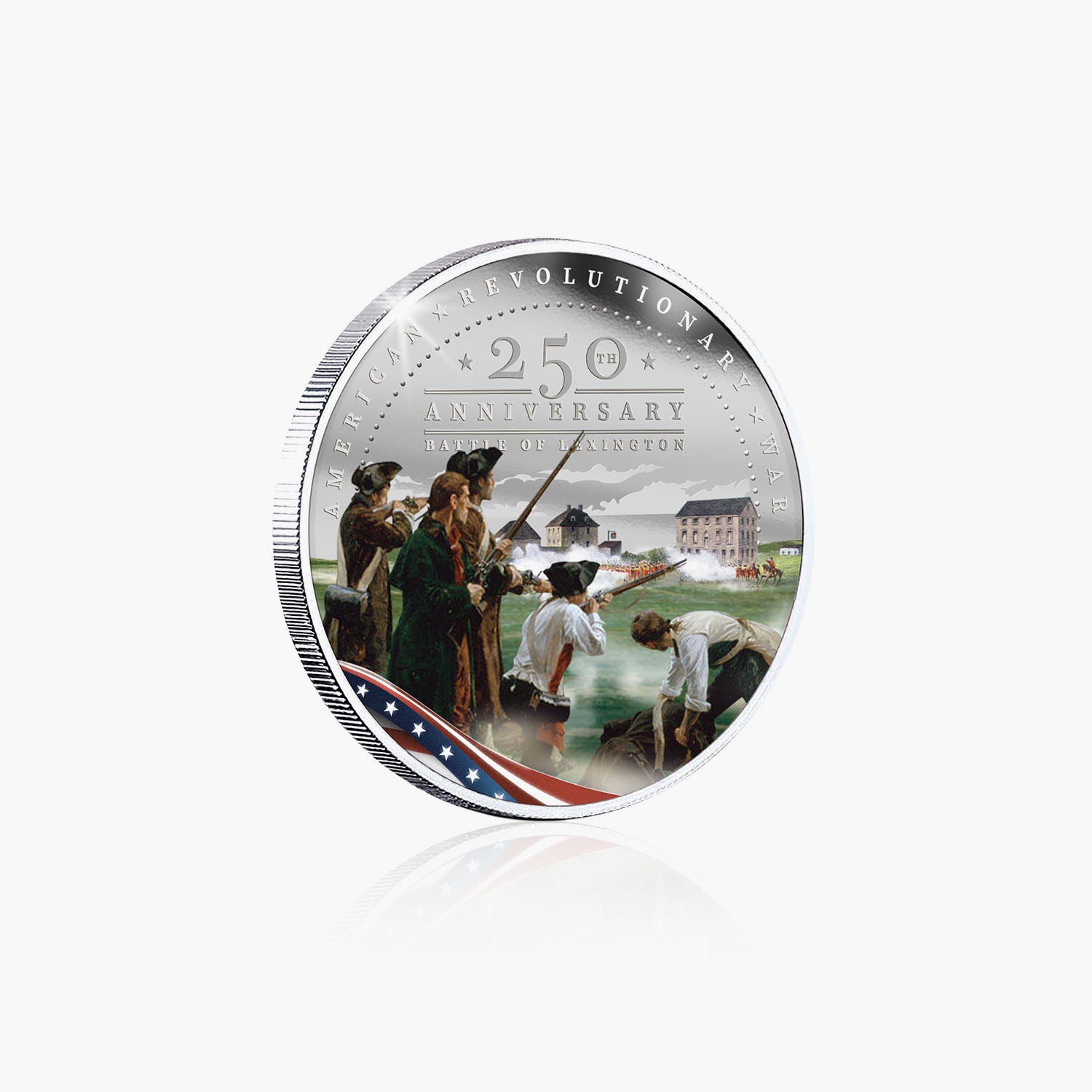 American Revolution 250th Anniversary Silver Plated 2025 BU Coin