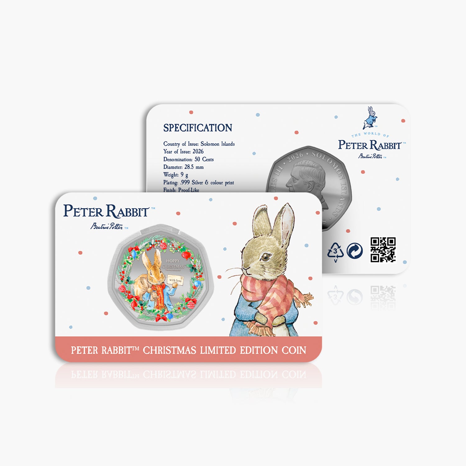 Beatrix Potter Christmas 2025 Limited Edition BU Coin