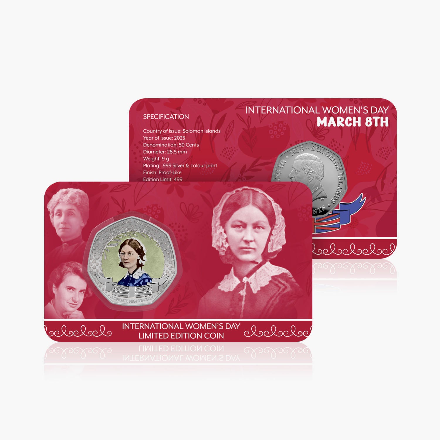 International Women's Day Silver Plated 2025 BU Coin