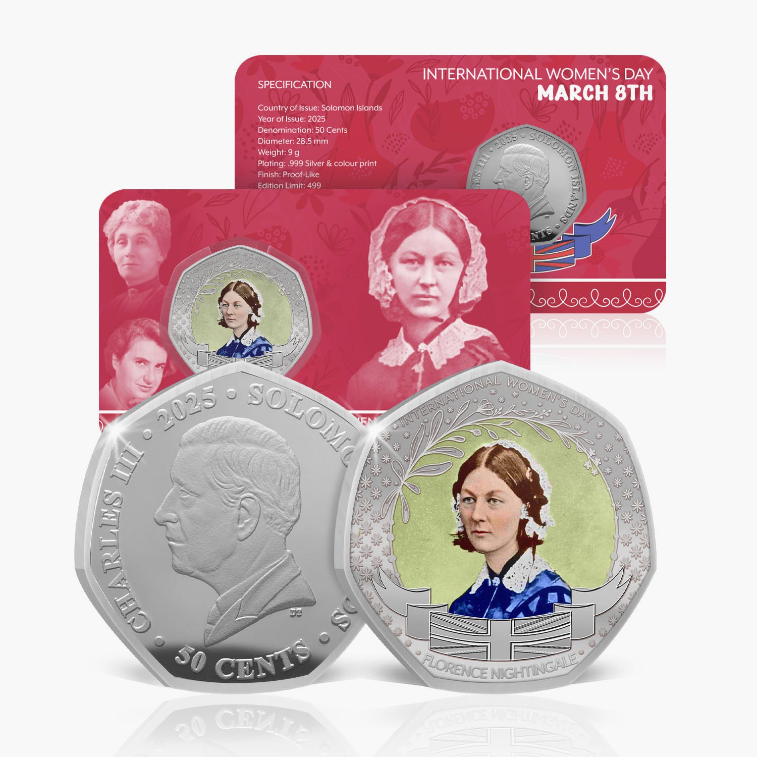 International Women's Day Silver Plated 2025 BU Coin