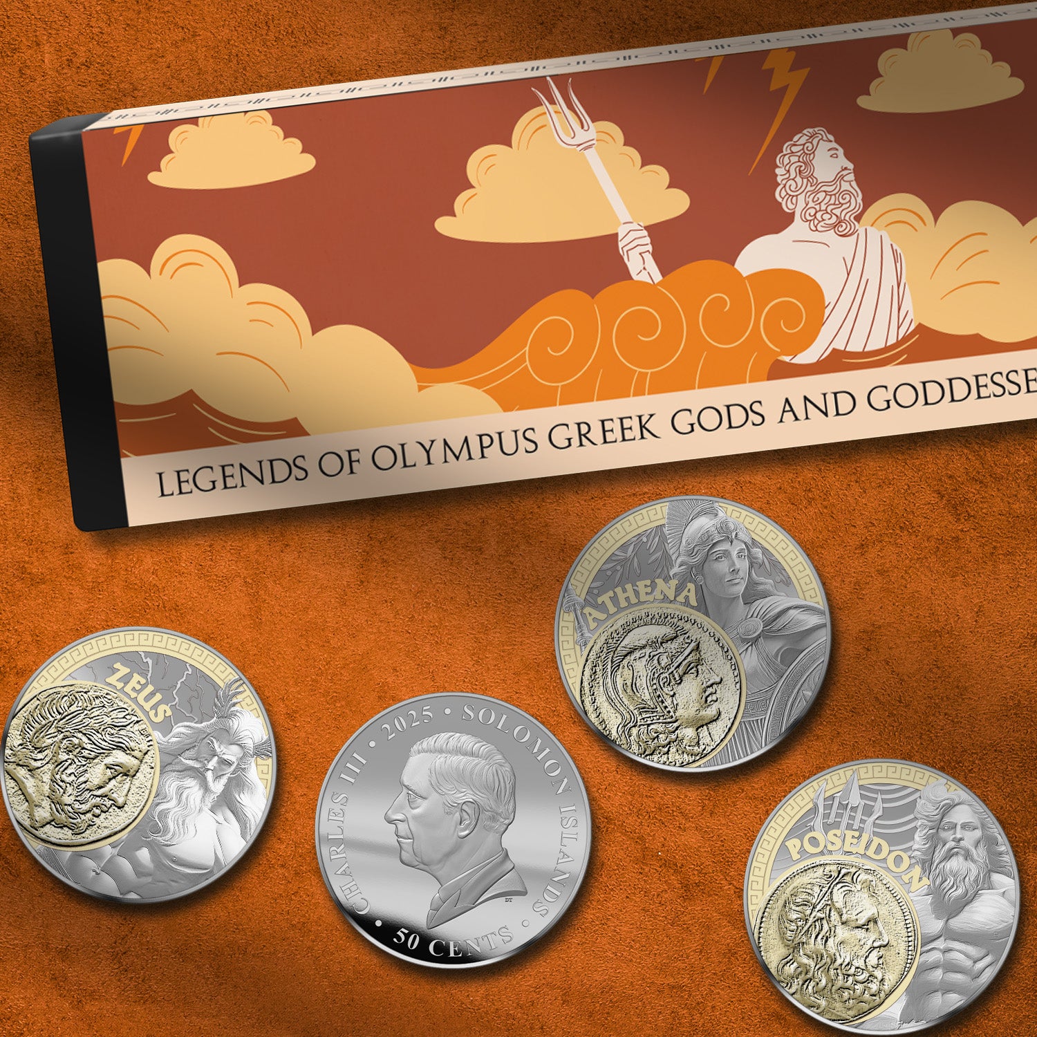 2025 Legends of Olympus Limited Edition Dual Plated Box Set