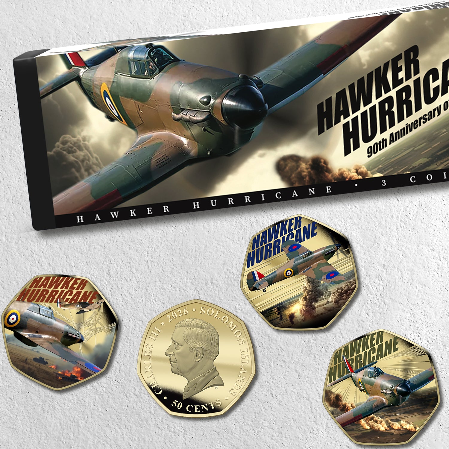 Hawker Hurricane 90th Anniversary 2026 Limited Edition Gold Plated Box Set