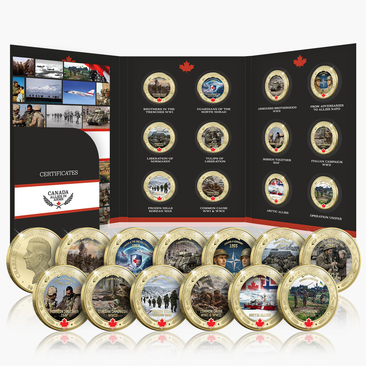 Canadian Allies in Arms 2026 Coin Collection